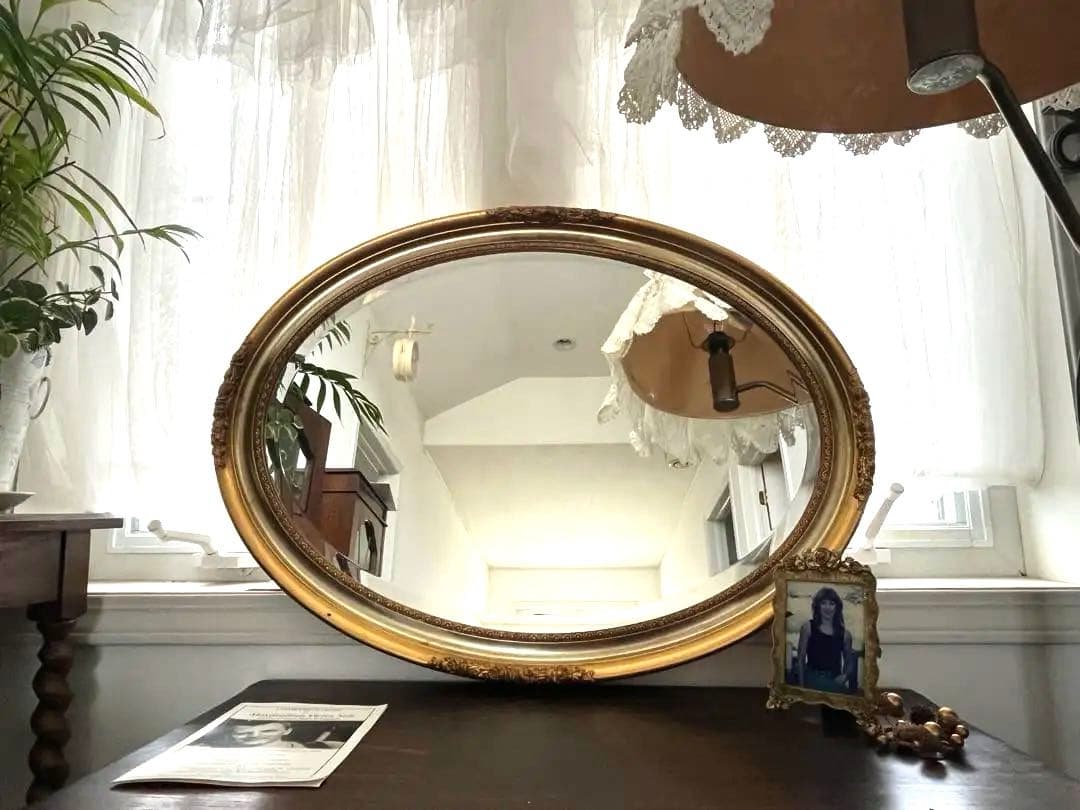 ITALY ウォールミラー ゴールド