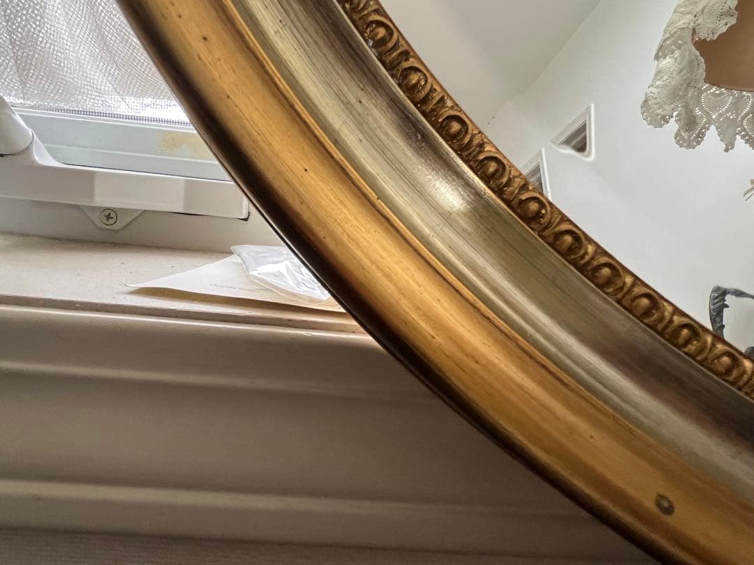 ITALY ウォールミラー ゴールド