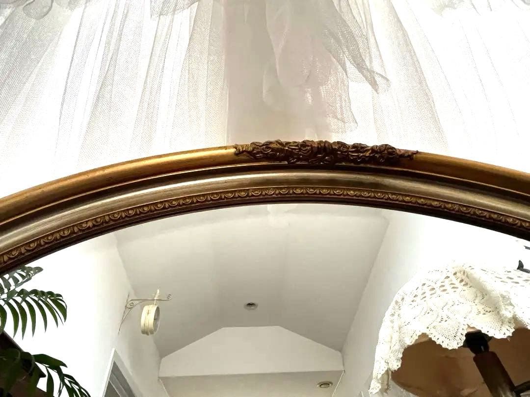 ITALY ウォールミラー ゴールド