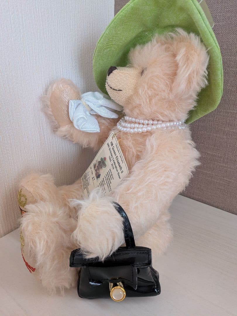 エリザベス女王 90周年 バースデーセレブレーションベア緑ハーマン