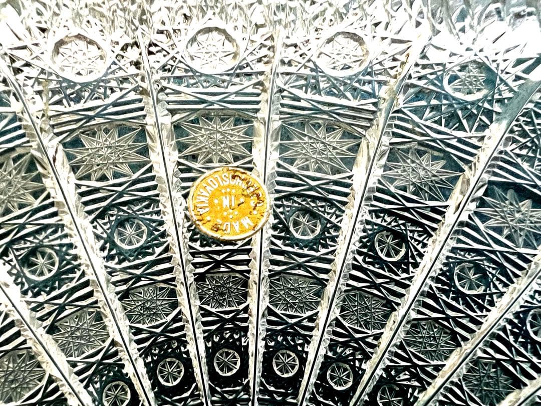 再々値下❣️新品 ボヘミア 高級 クリスタル ハンドメイド プレート