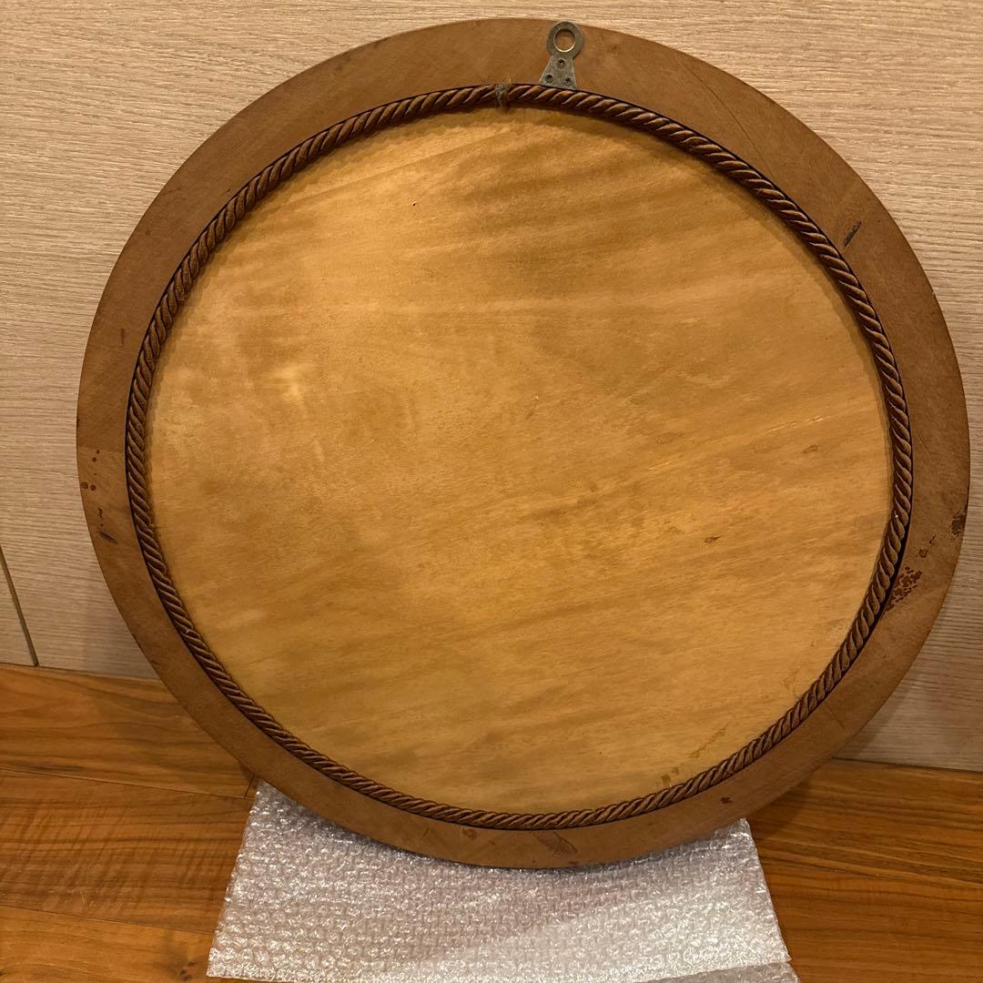 annibale colomboマホガニー木製フレームミラー 壁掛け用