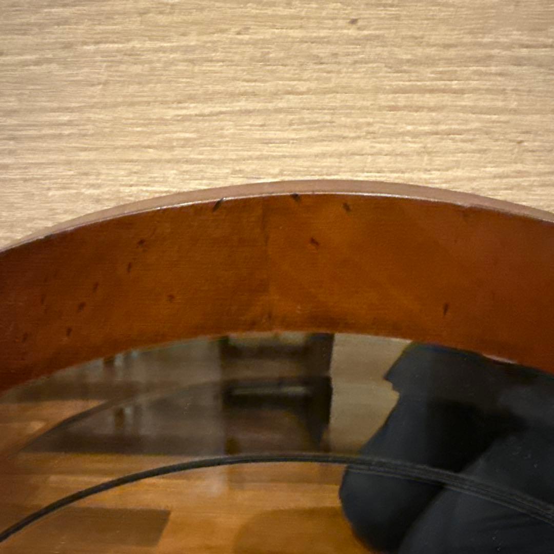 annibale colomboマホガニー木製フレームミラー 壁掛け用