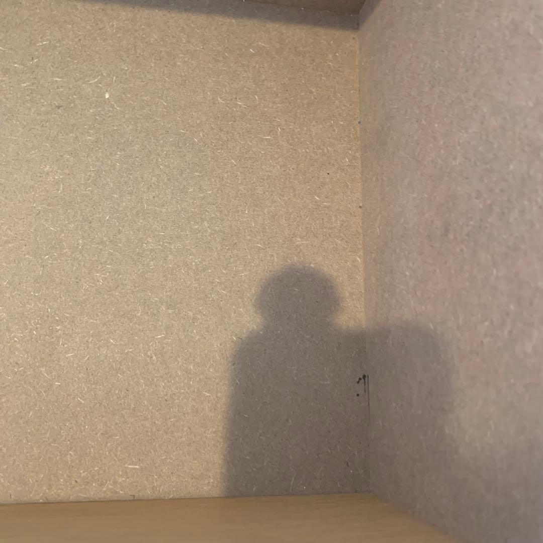 【くまこ•×•】無印スタッキングシェルフ　5段×2列オーク材＋チェスト3つ