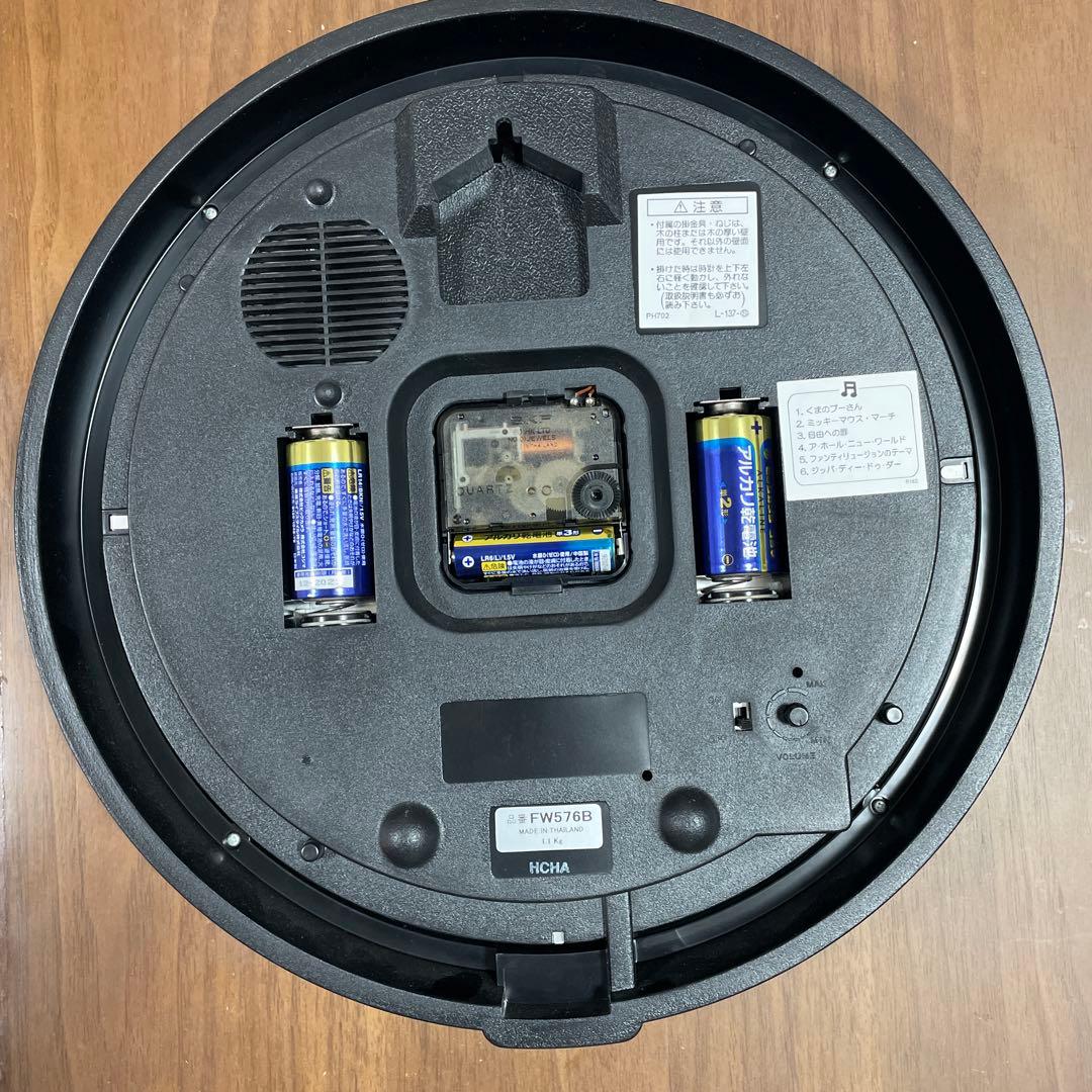 新品未使用 セイコー掛時計 ミッキーマウス