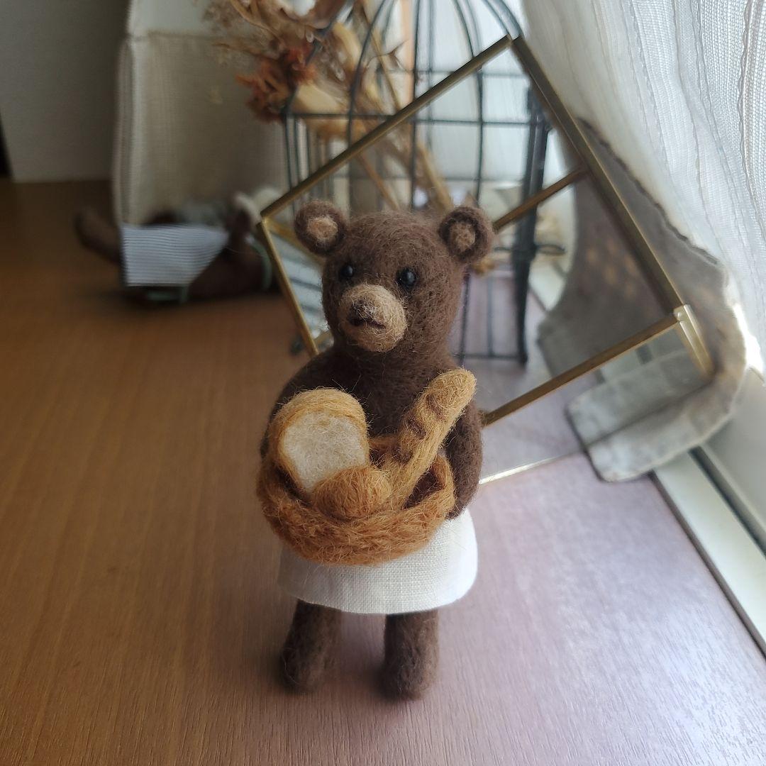 tanton ページ　羊毛フェルト リスとくま