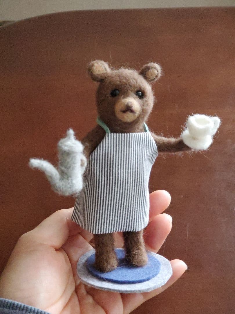 tanton ページ　羊毛フェルト リスとくま