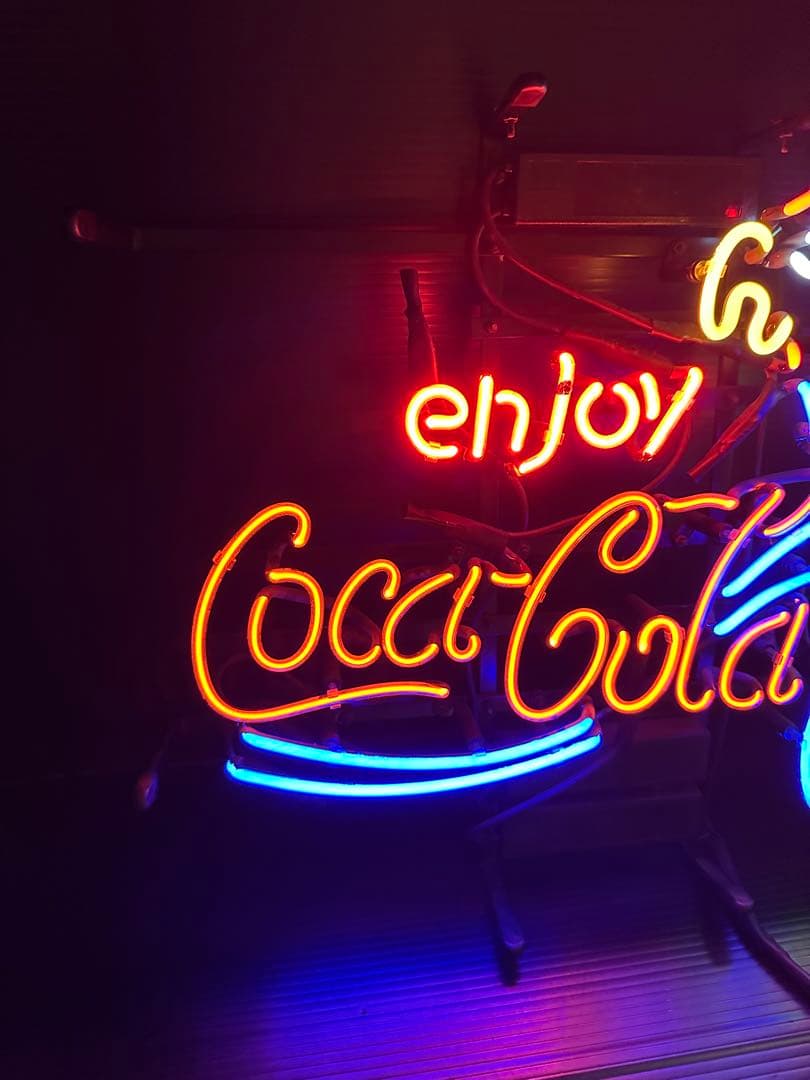 オリジナル　ネオンサイン　アメリカン　雑貨ネオン オウム　コーラ風