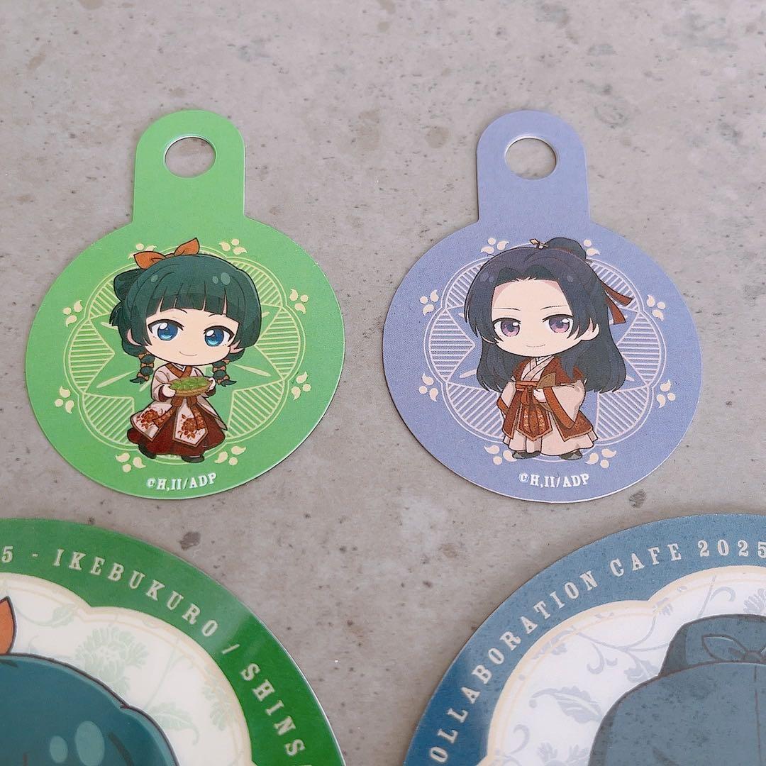 薬屋のひとりごと コラボカフェ コースター ストロータグ 猫猫 壬氏