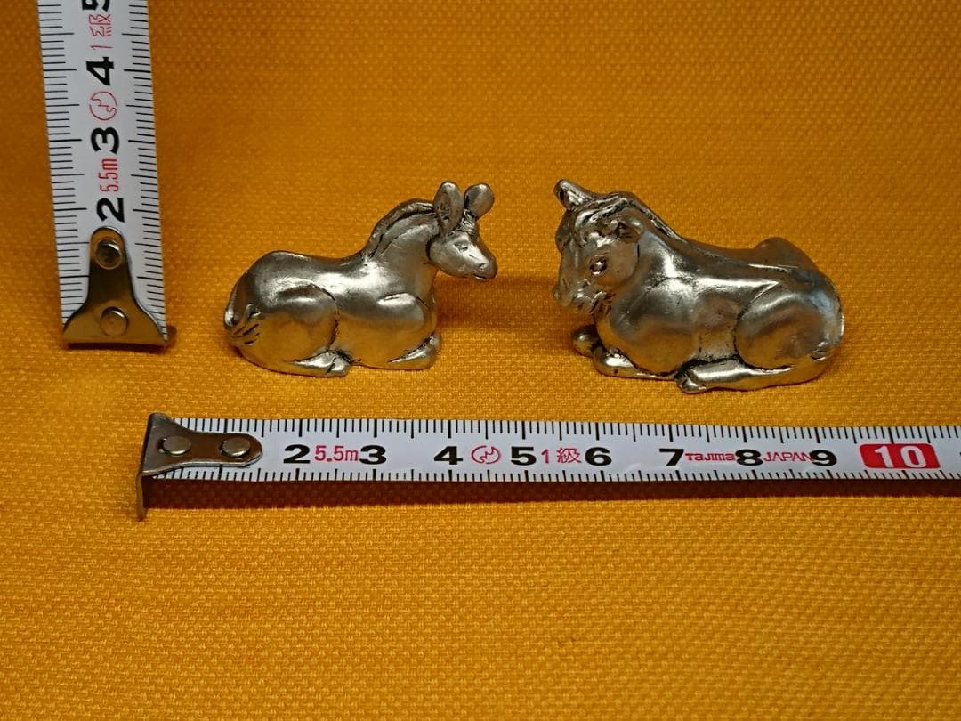 ビンテージ　馬　金属　オブジェ　置物　インテリア　工芸品　美術品　A2998