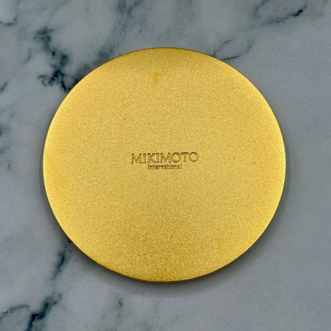 未使用・極美品】MIKIMOTO ミキモト コンパクトミラー 鏡 パール付き