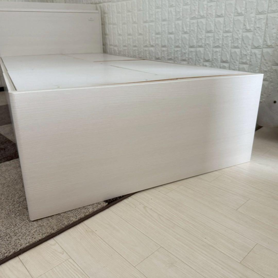 東京23区配送無料✨シングルベッド　フレーム+マットレス　チェスト　美品