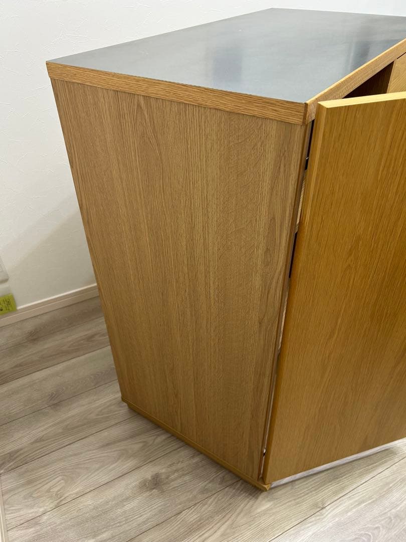 【Mさま専用】unico SOLK キッチンカウンターW800