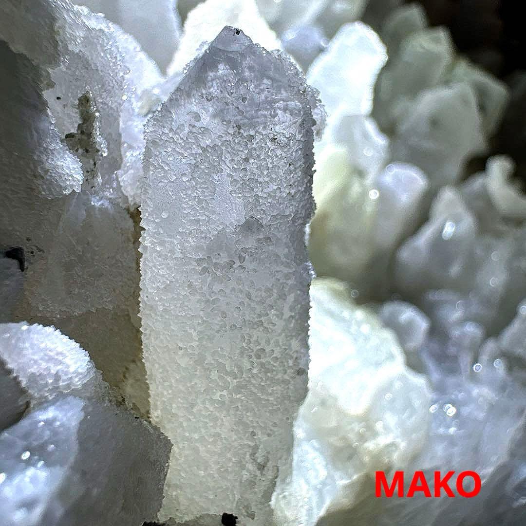 M1865☆重晶石共生水晶クラスター3.4Kg☆尾去沢鉱山産☆N50612