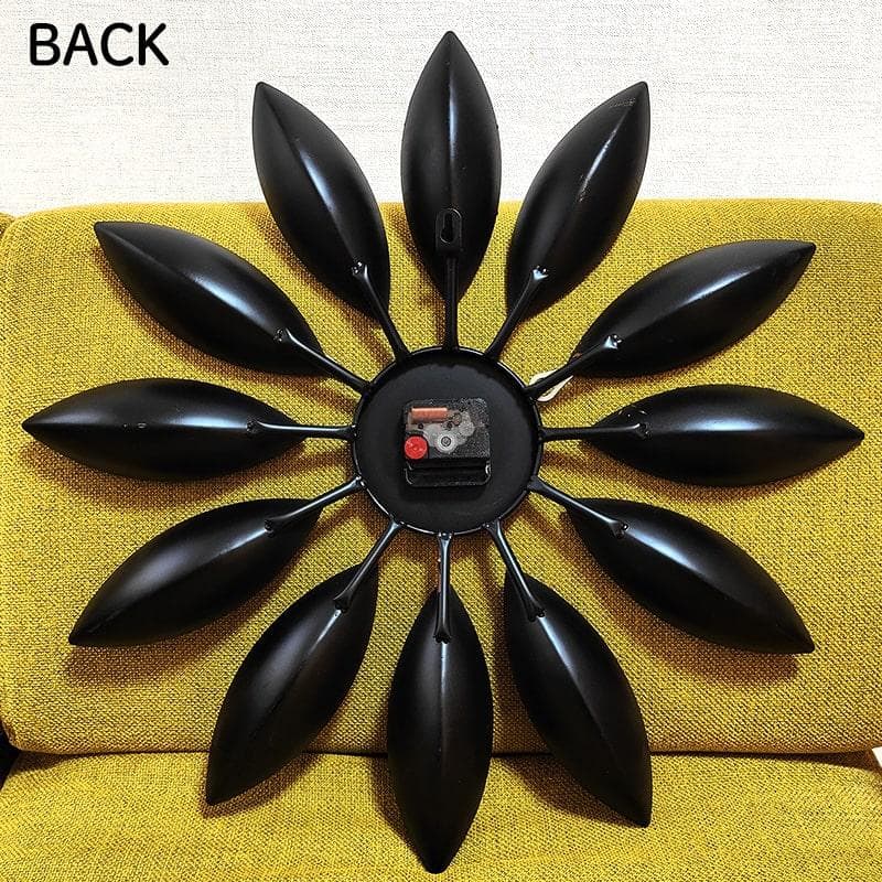 掛時計 レトロ デコラティブウォールクロック Leaf アメリカン 壁掛け 雑貨