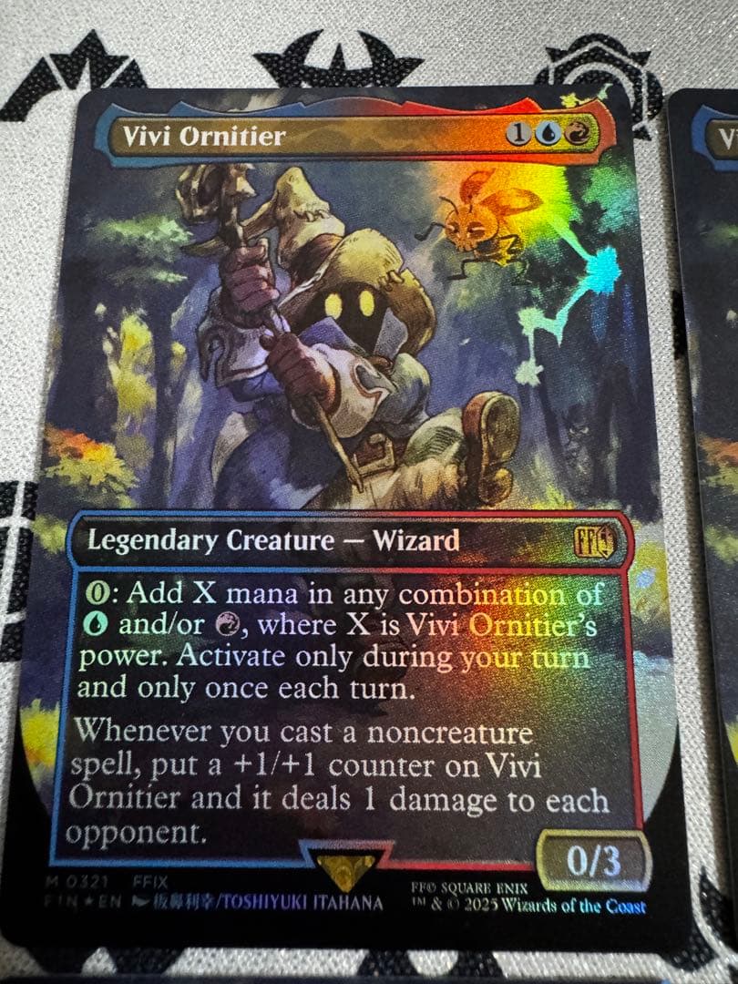 4枚セット 迷える黒魔道士、ビビ (全面アート版) foil 英語