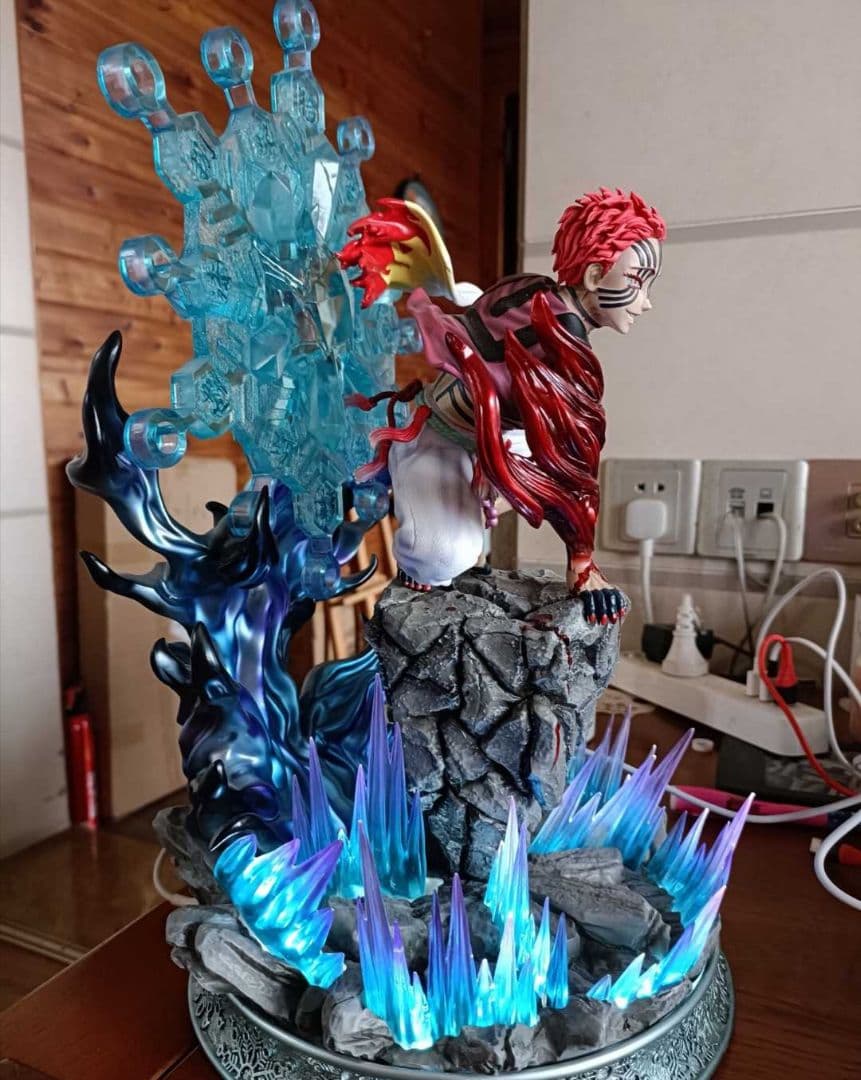 鬼滅の刃 フィギュア ガレージキット GK 上弦の参 猗窩座 あかざ 海外