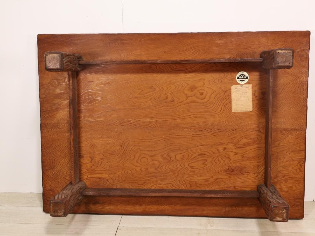 BK254　屋久杉　天然木　座卓テーブル　ローテーブル　天板厚5㎝　120ｘ82