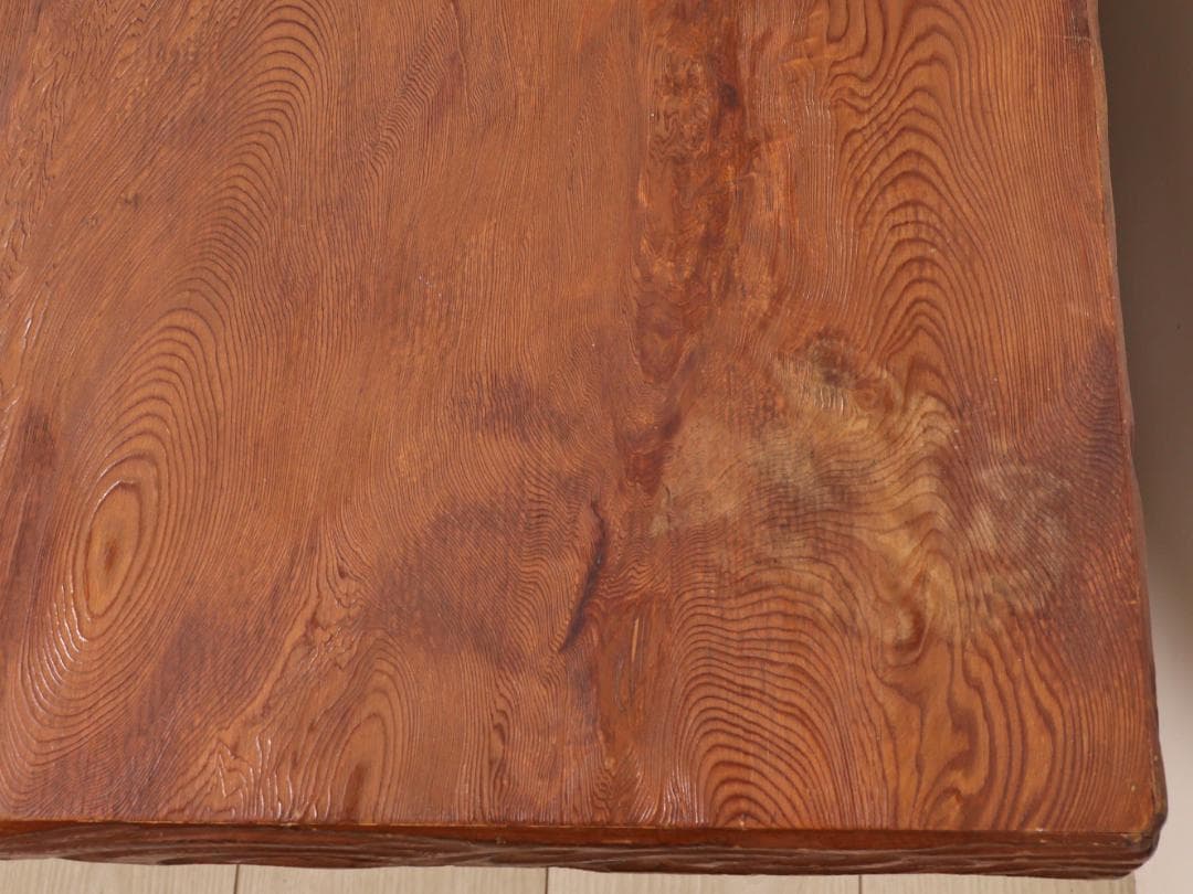 BK254　屋久杉　天然木　座卓テーブル　ローテーブル　天板厚5㎝　120ｘ82