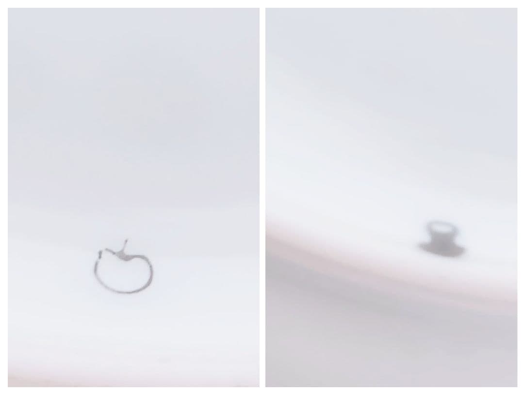 蝶エルメス【ほぼ新品・箱入り】シエスタ22.5cmプレート2枚セット