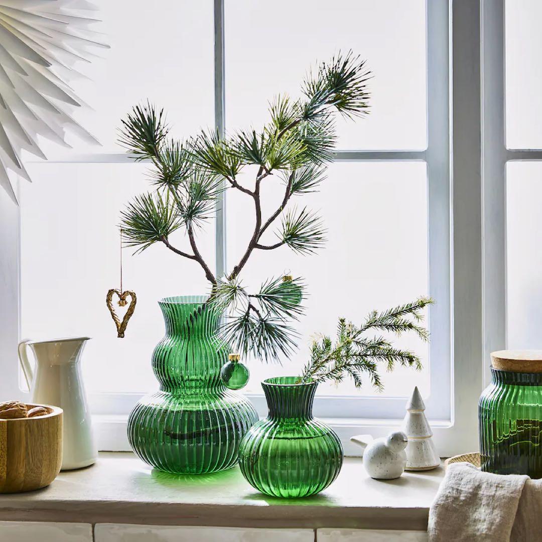 専用】新品 IKEA イケア フラワーベース2点セット（ヴィンテルフィント