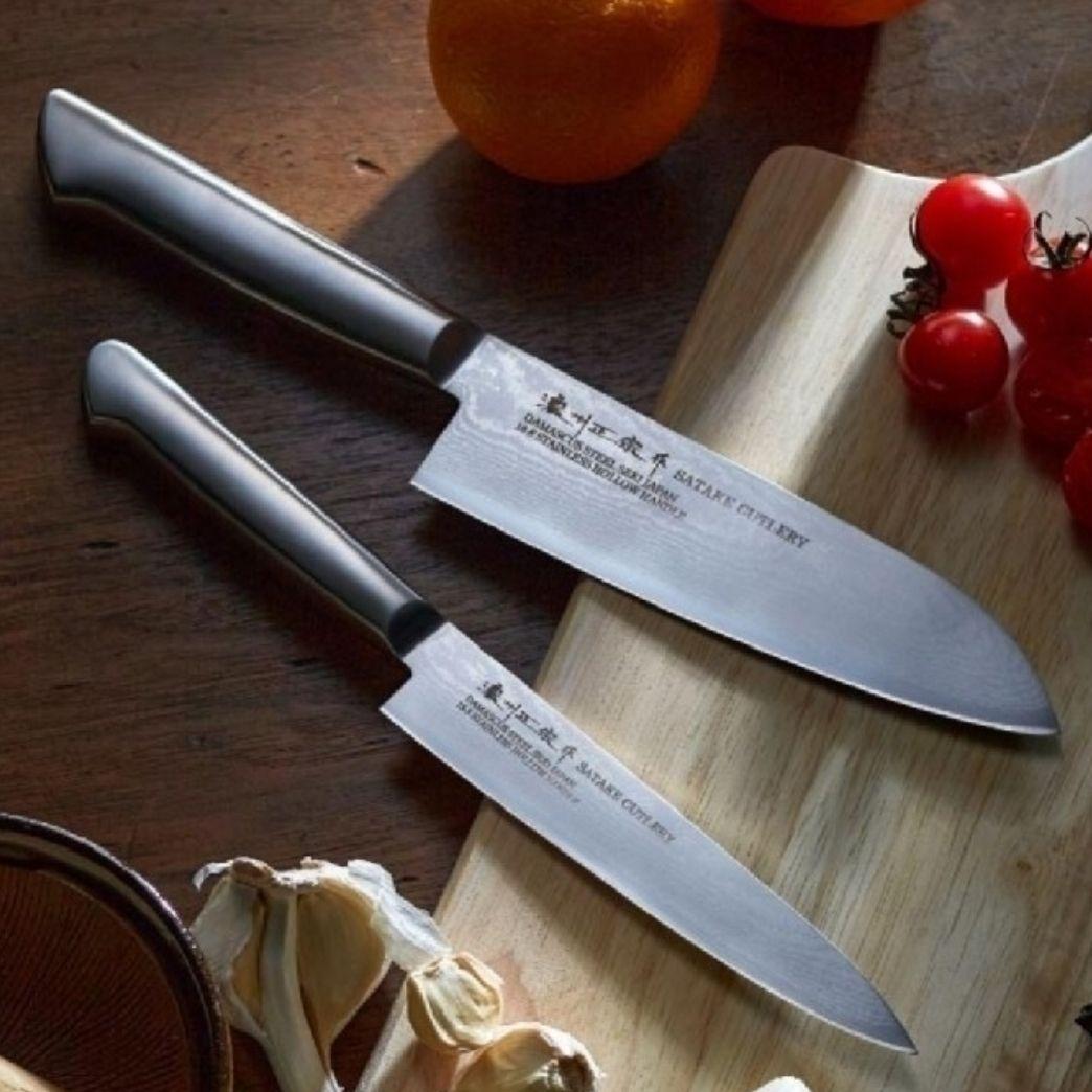 【最終値下げ】濃州正宗作 オールステンレスダマスカス 包丁2点 セット