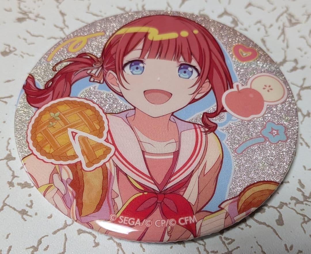 プロジェクトセカイ 望月穂波 グリッター缶バッジ 4点セット - メルカリ