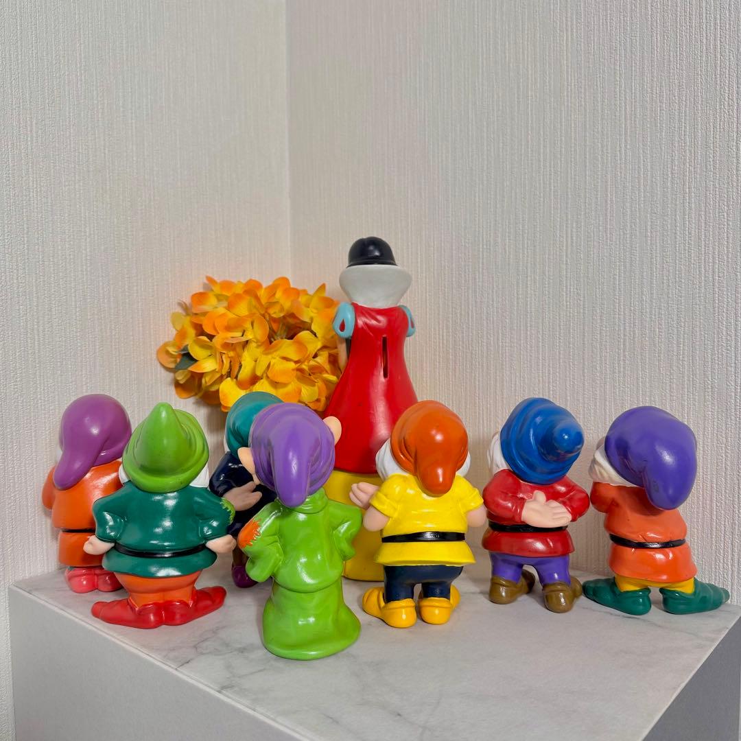 白雪姫 7人のこびと ディズニー 七人の小人 フィギュアセット レトロ