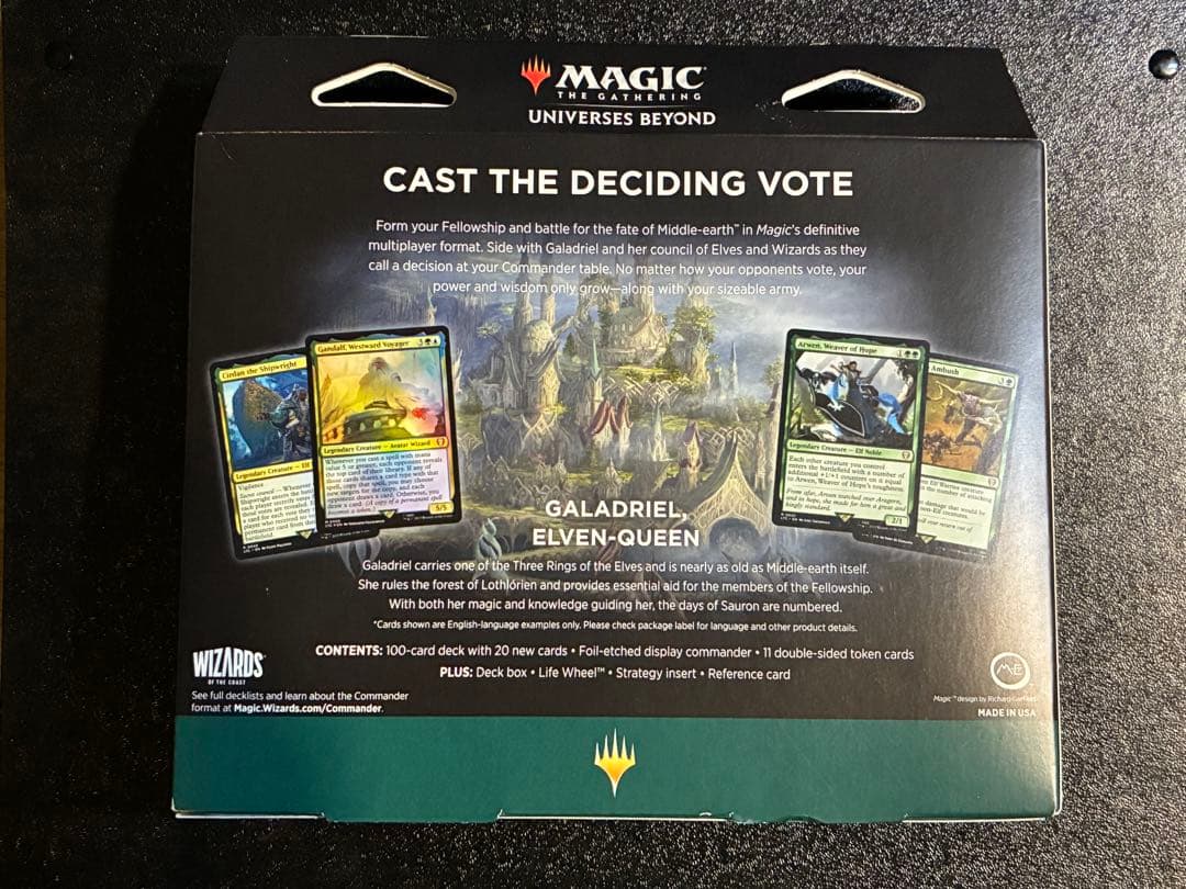 MTG 指輪物語　統率者デッキ　英語版　エルフの評議会　新品未開封品