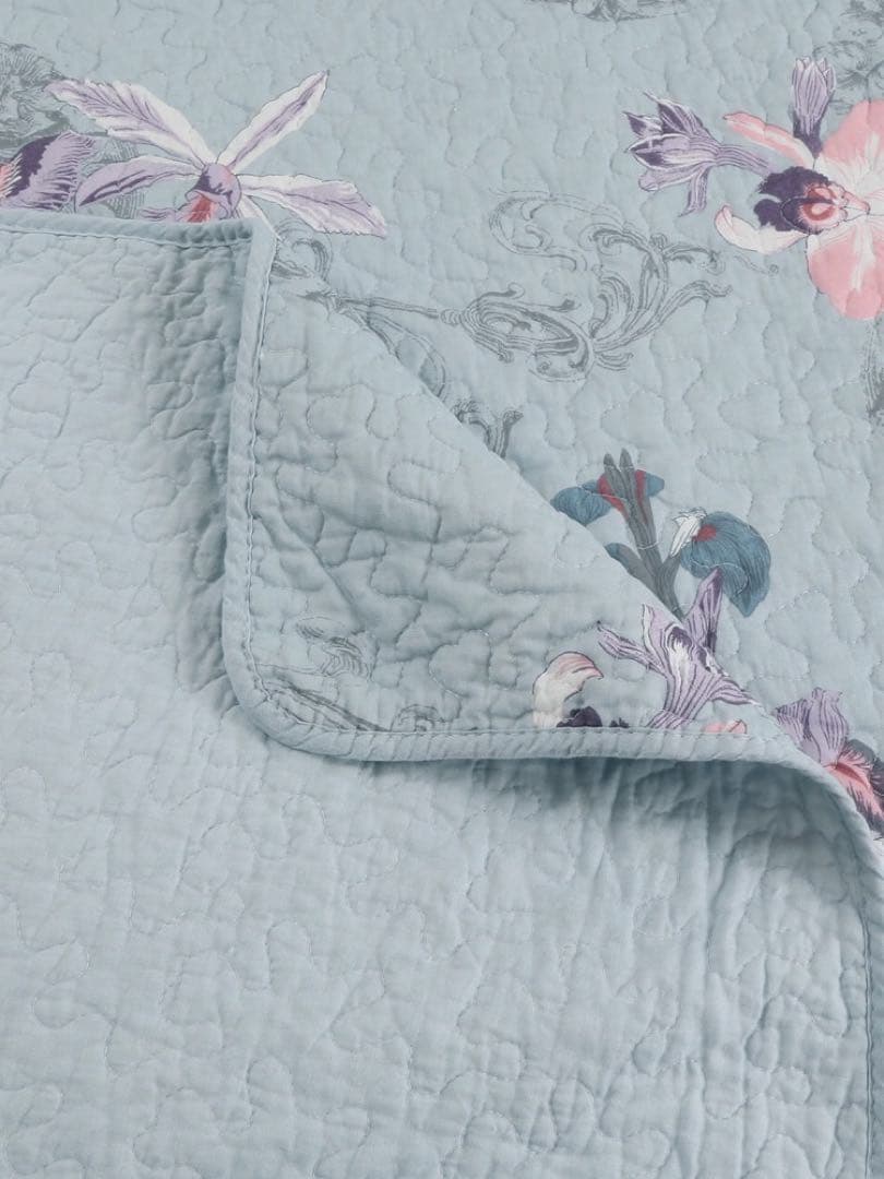 キルトベッドカバー3点セット綿マルチカバー キルティング LSMY