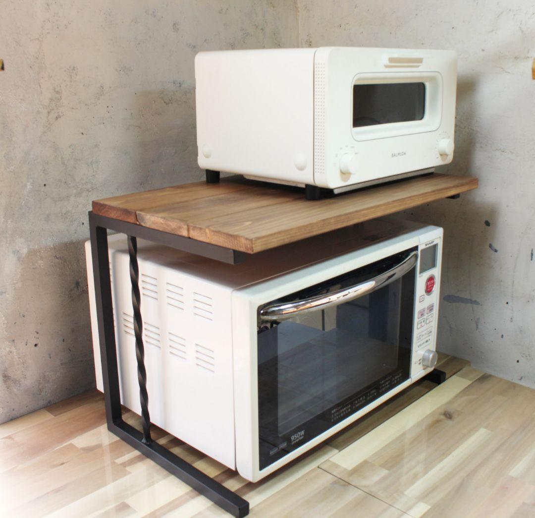 アイアンレンジラック・角鉄ネジり仕様