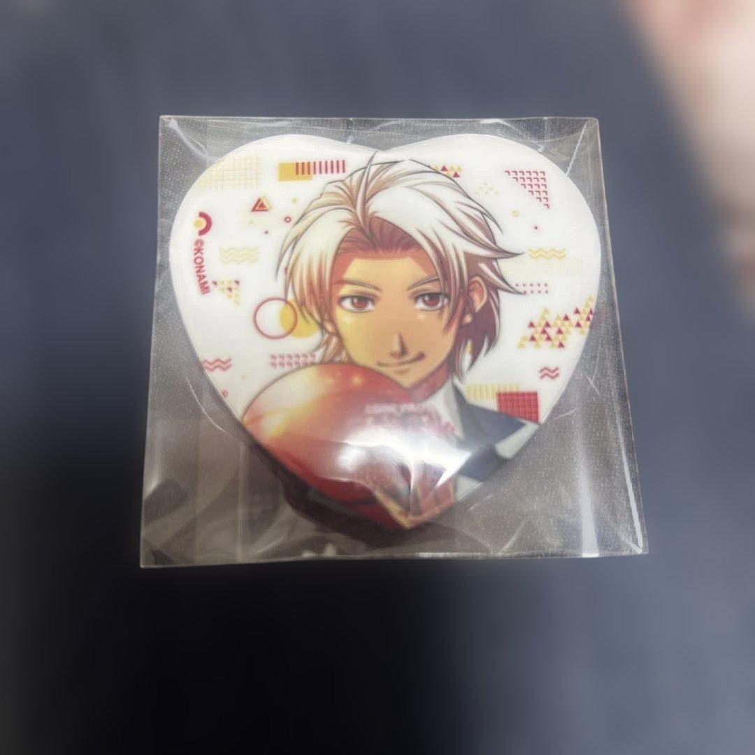 ときメモGS ラウンドワンコラボ ハート缶バッジ 佐伯瑛 - メルカリ