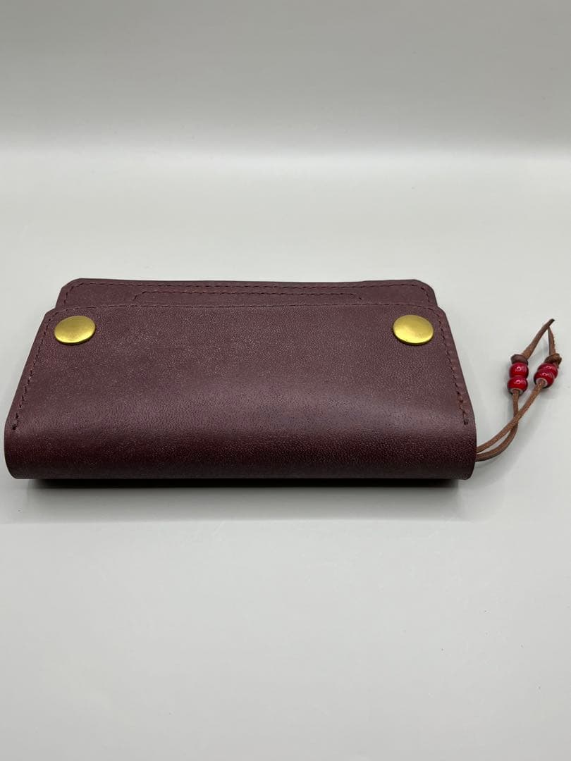 【値下げ】 ミドルトラッカーウォレット ラフィアン(ホーウィン社)②