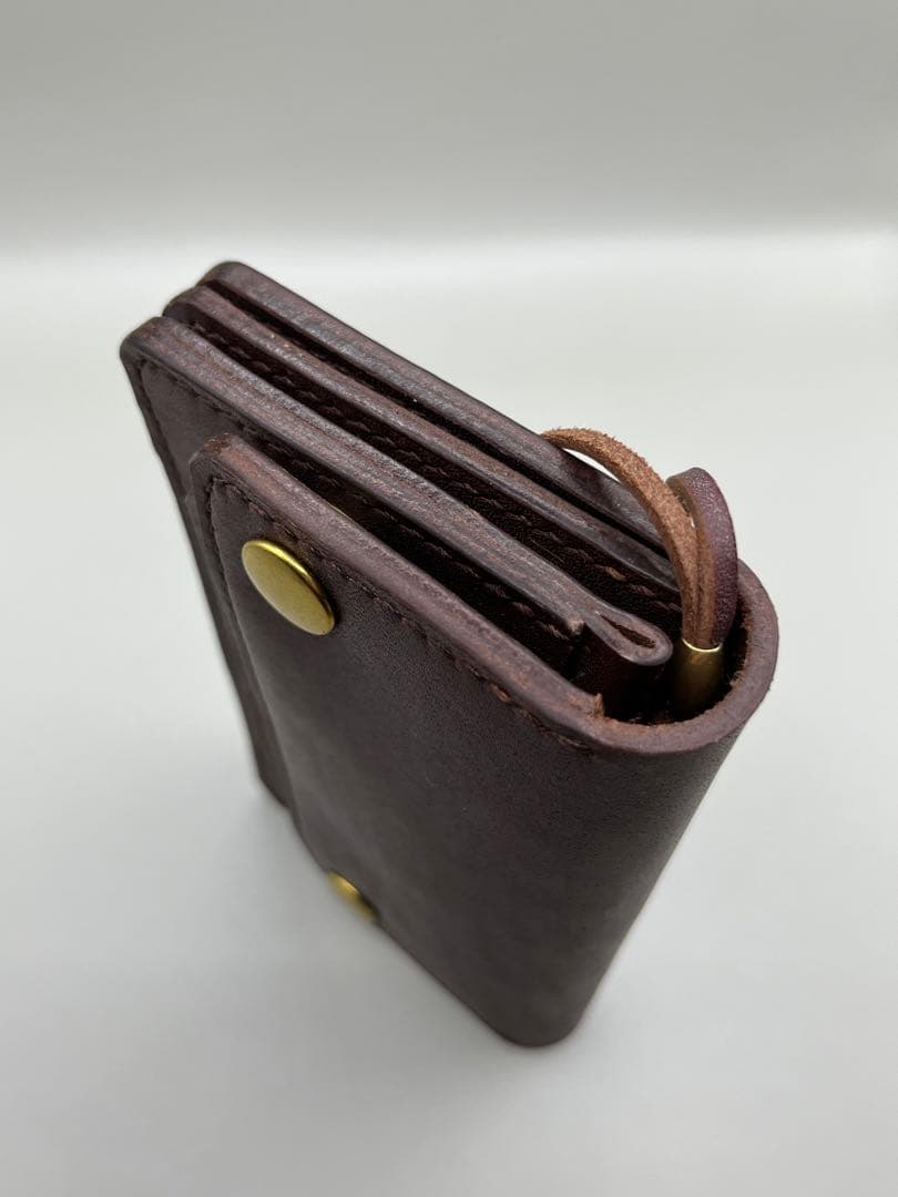 【値下げ】 ミドルトラッカーウォレット ラフィアン(ホーウィン社)②