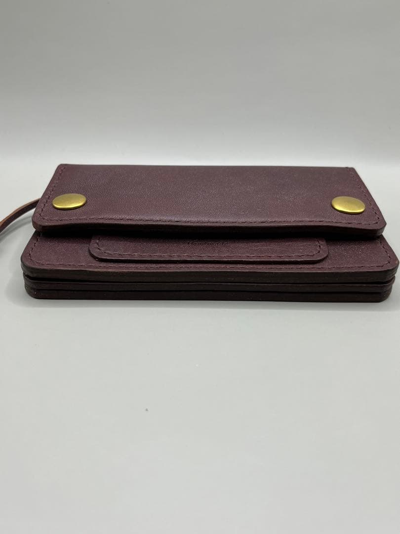 【値下げ】 ミドルトラッカーウォレット ラフィアン(ホーウィン社)②