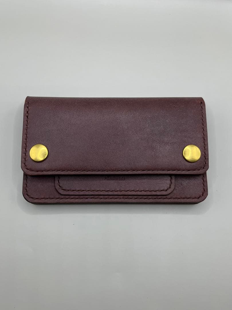 【値下げ】 ミドルトラッカーウォレット ラフィアン(ホーウィン社)②