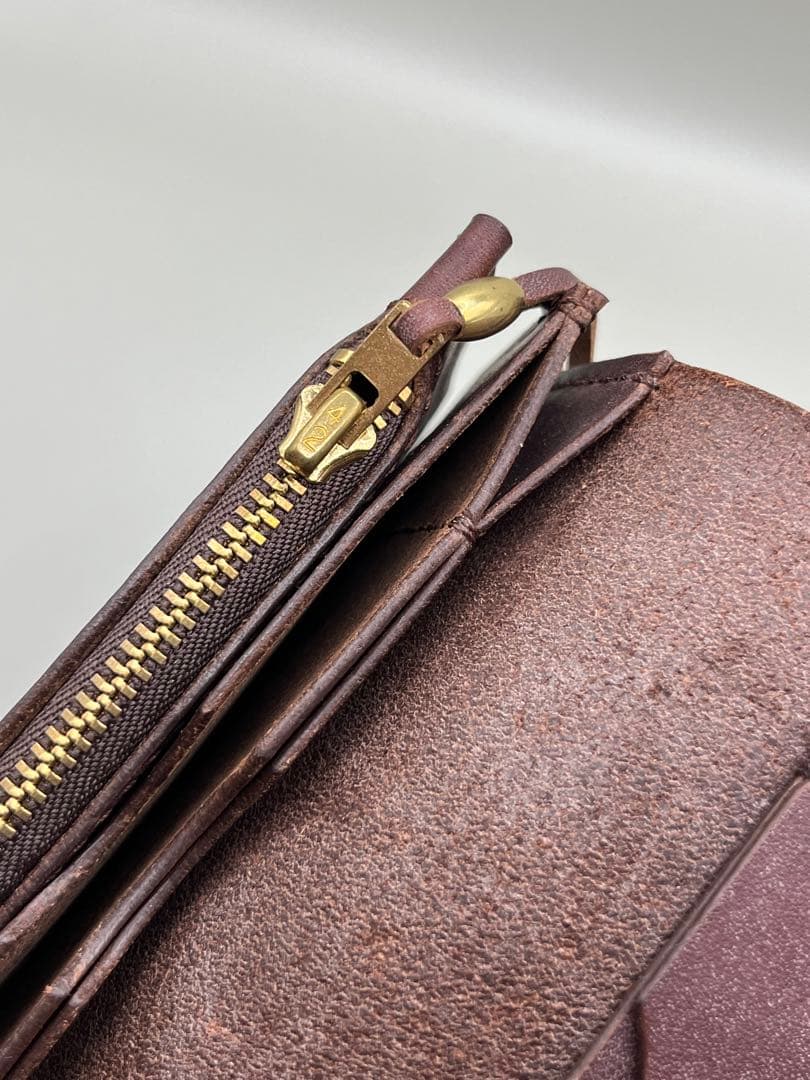 【値下げ】 ミドルトラッカーウォレット ラフィアン(ホーウィン社)②