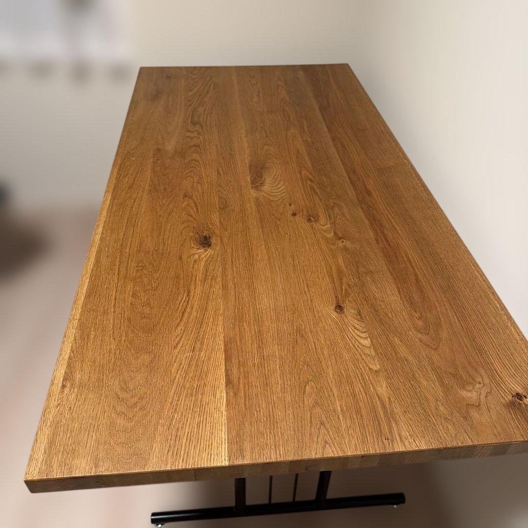 【定価約8万】クラッシュゲート グリット LDテーブル 140cm オーク材