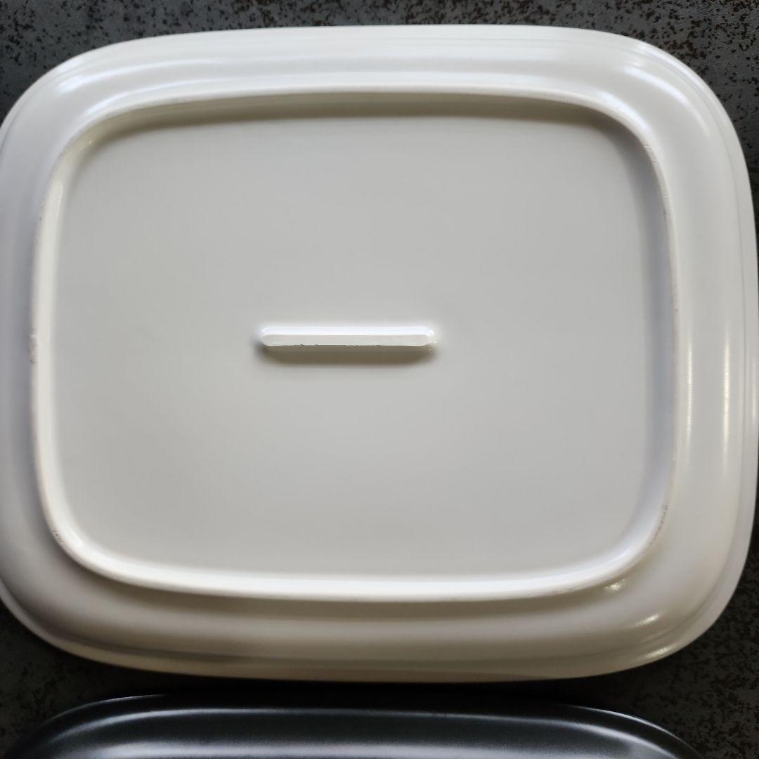 廃盤品】柳宗理 セラミック プラター＆角大プレート 白黒各2枚の4枚