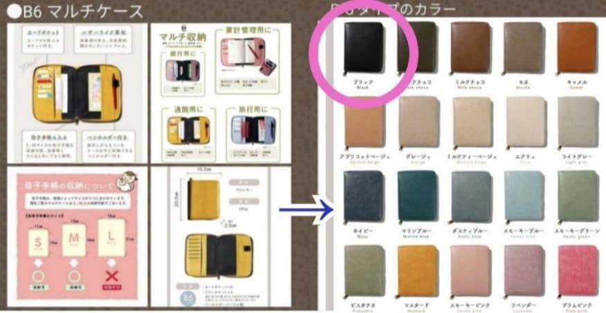 【現品】 B6 マルチケース 手帳カバー ohayo ミナペルホネン