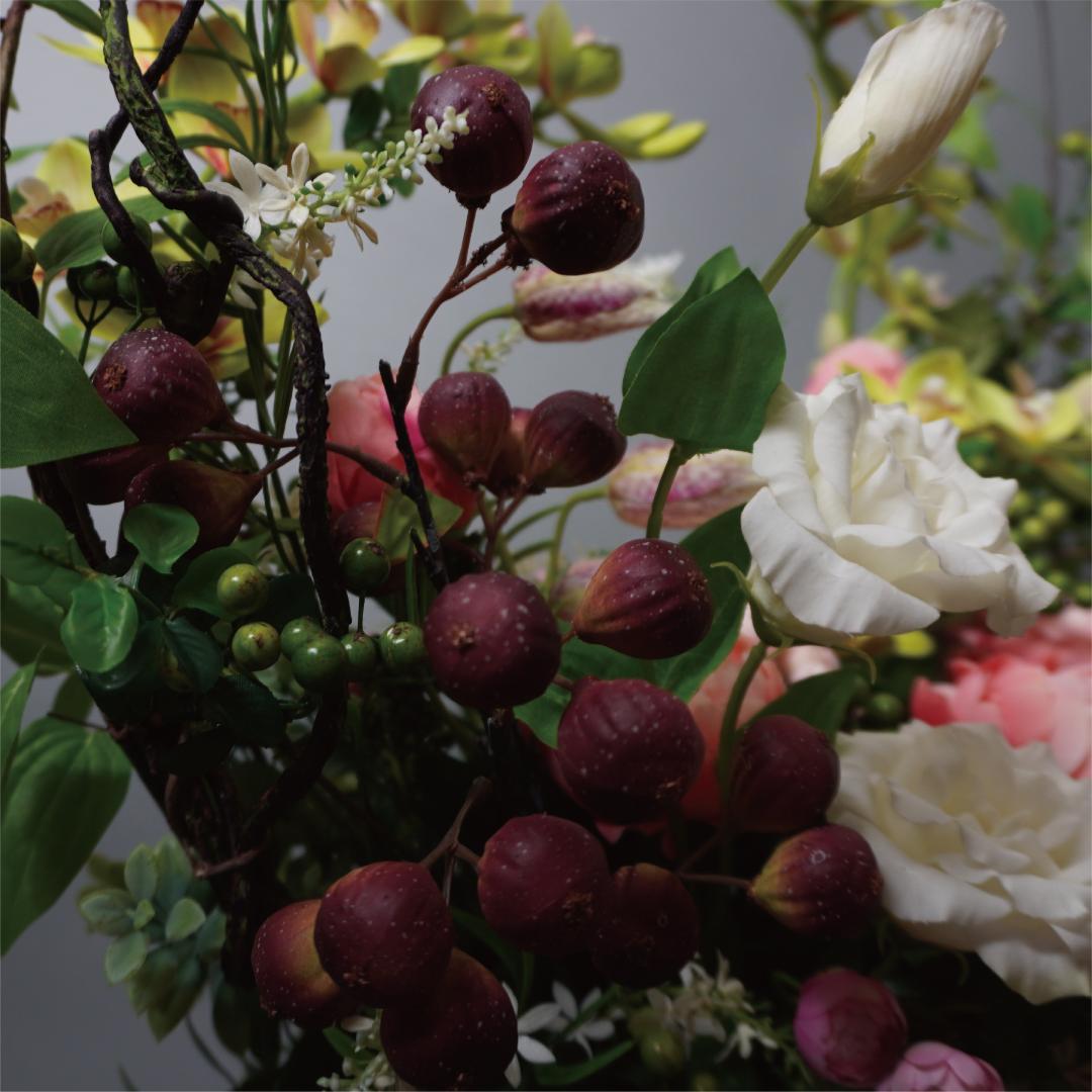 【和風】高級造花アレンジメント（プレゼント、贈り物・開店、開業、引越し祝い）