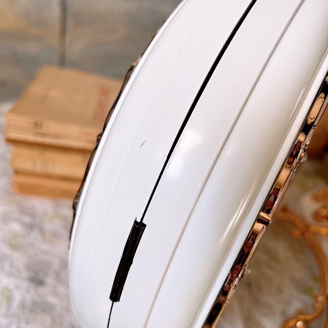 ヨーロピアン雑貨 おしゃれな壁掛け時計 （White） 装飾的な両面時計