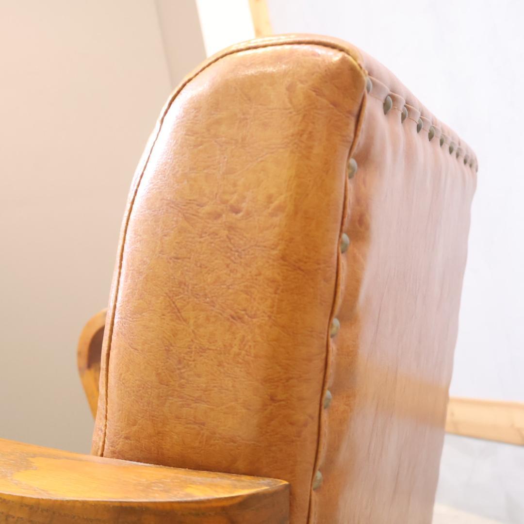 クラッシュゲート VESPA ホワイトオーク無垢材 シングルソファー アーム