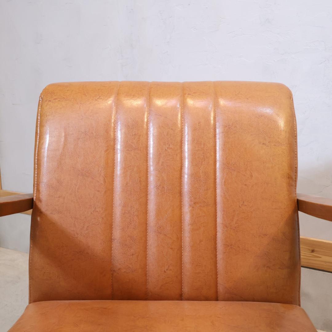 クラッシュゲート VESPA ホワイトオーク無垢材 シングルソファー アーム