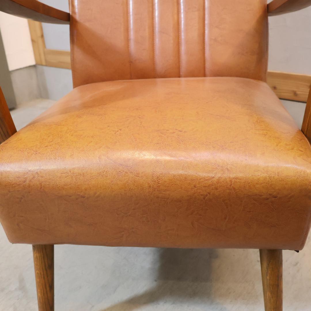 クラッシュゲート VESPA ホワイトオーク無垢材 シングルソファー アーム