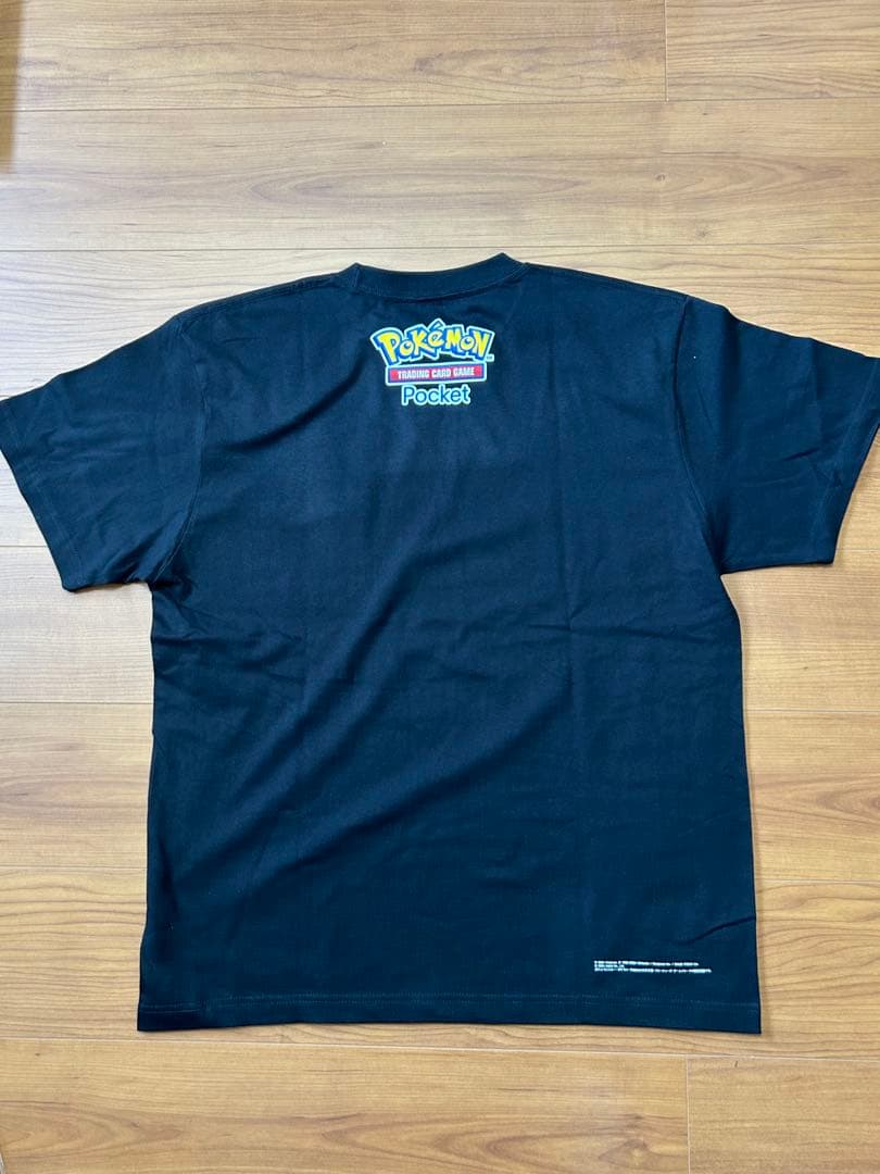 【抽選ポケポケTシャツ】ポケモン トレーディングカードゲーム Tシャツ 黒