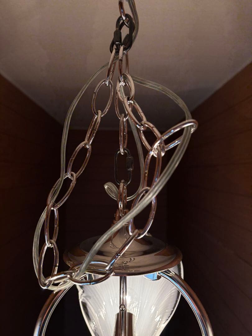 瀧住電機工業 タキズミ 3連シャンデリア 羽根シェード