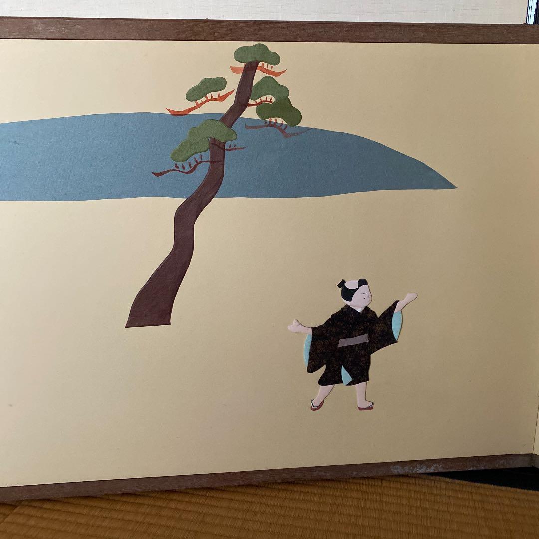 絵画　屏風　絵　インテリア