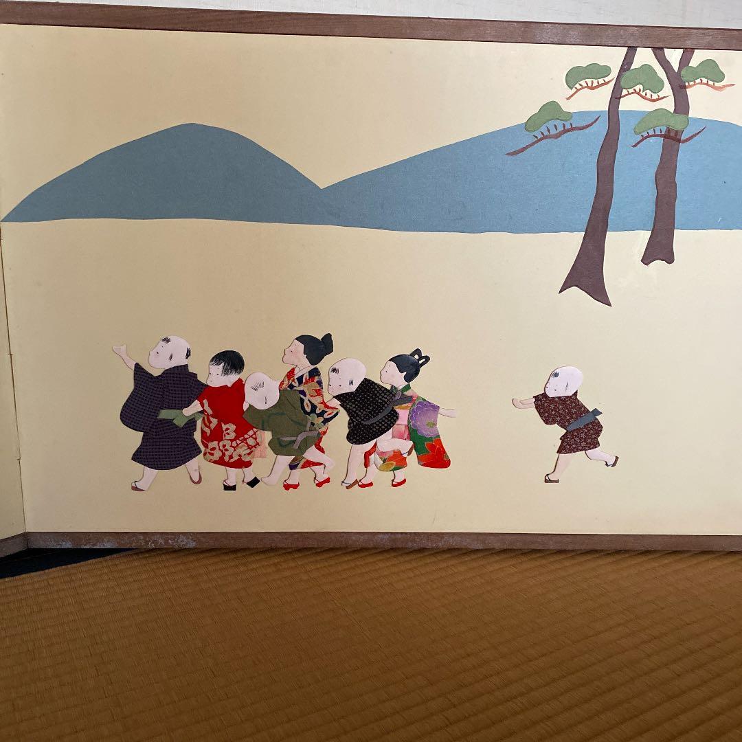 絵画　屏風　絵　インテリア