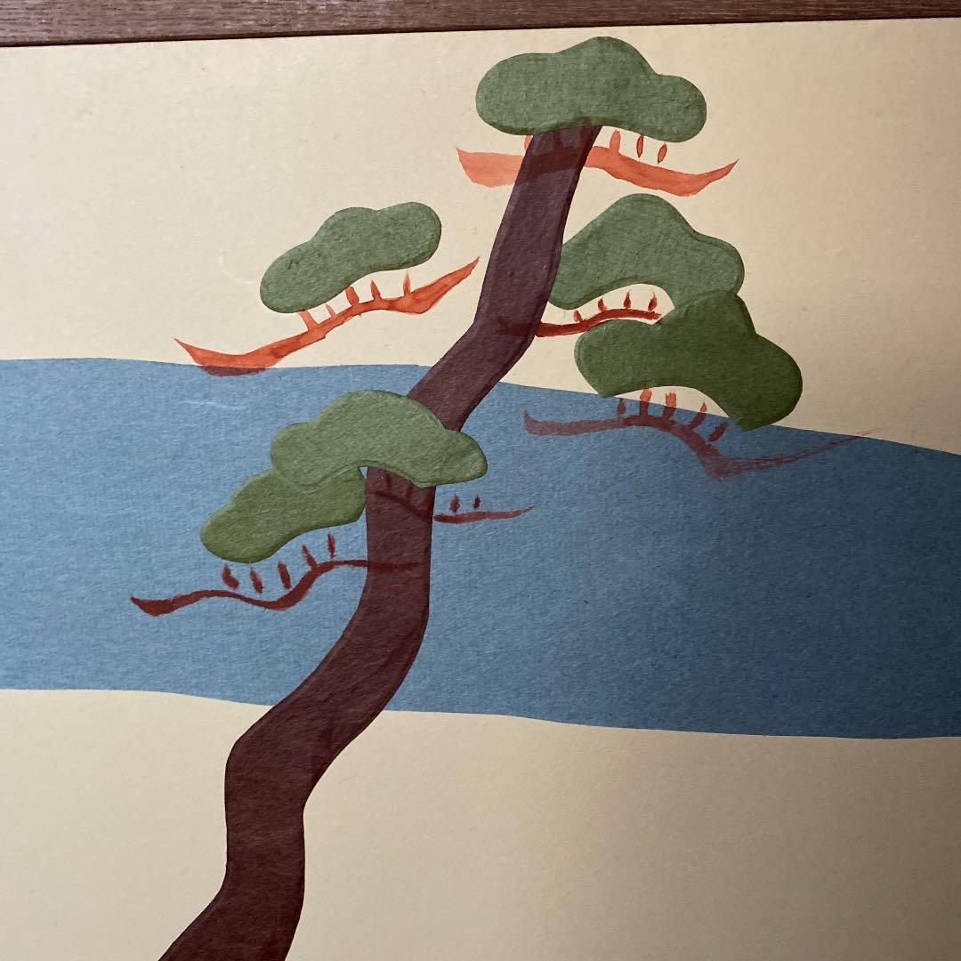 絵画　屏風　絵　インテリア